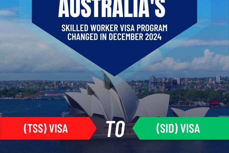 On December 7, 2024, Australia's skilled worker visa program changed with the introduction of the Skills in Demand (SID) visa (subclass 482)