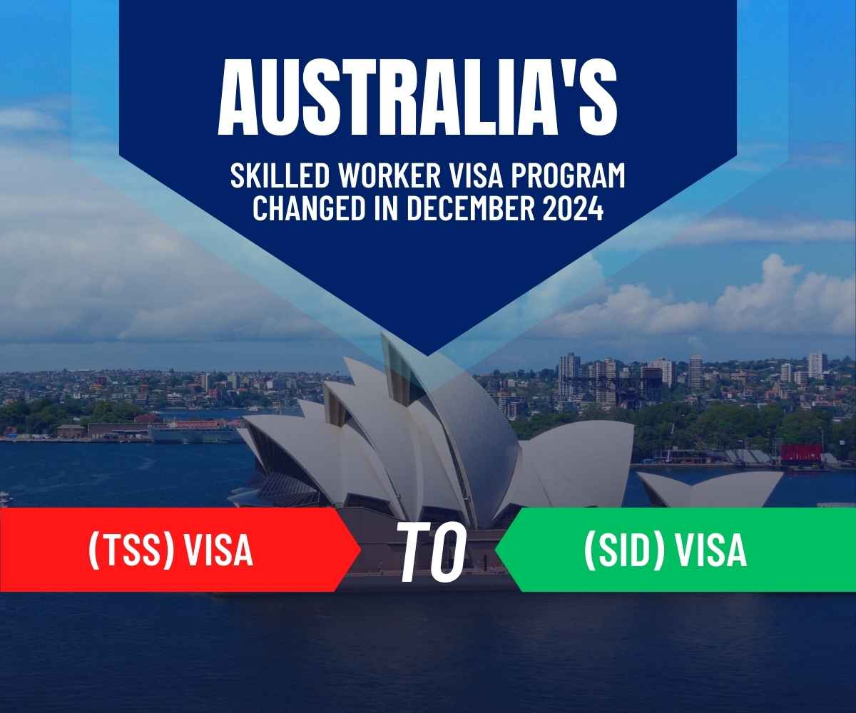 On December 7, 2024, Australia's skilled worker visa program changed with the introduction of the Skills in Demand (SID) visa (subclass 482)